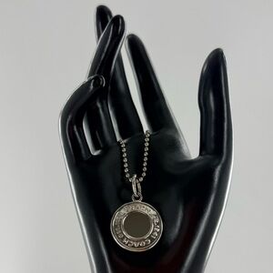Coach Silver around Bag Tag/Charm